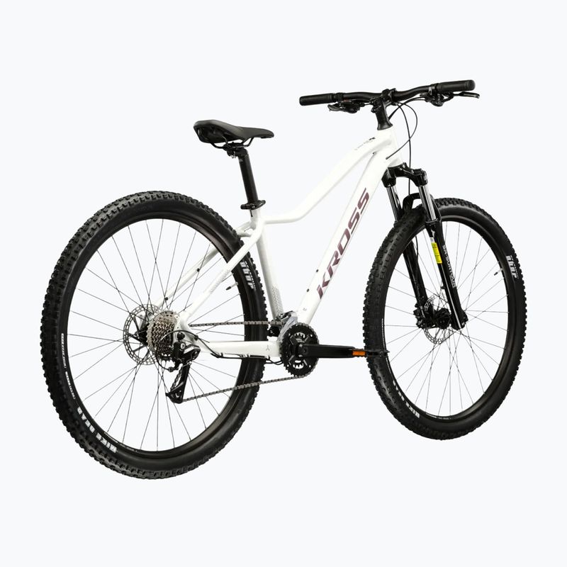 Mountainbike Damen KROSS Lea 4.0 W 27.5 Weiß/Lila/Glanz 3