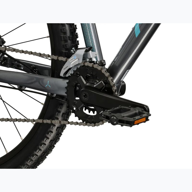 Mountainbike Damen KROSS Lea 4.0 W 27.5 Grau/Türkis/Glanz 9
