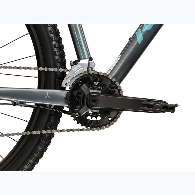 Mountainbike Damen KROSS Lea 4.0 W 27.5 Grau/Türkis/Glanz 10