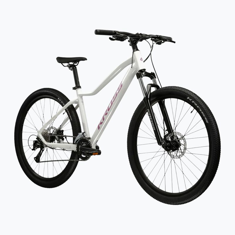 Mountainbike Damen KROSS Lea 3.0 W 27.5 Weiß/Rosa/Glanz 2