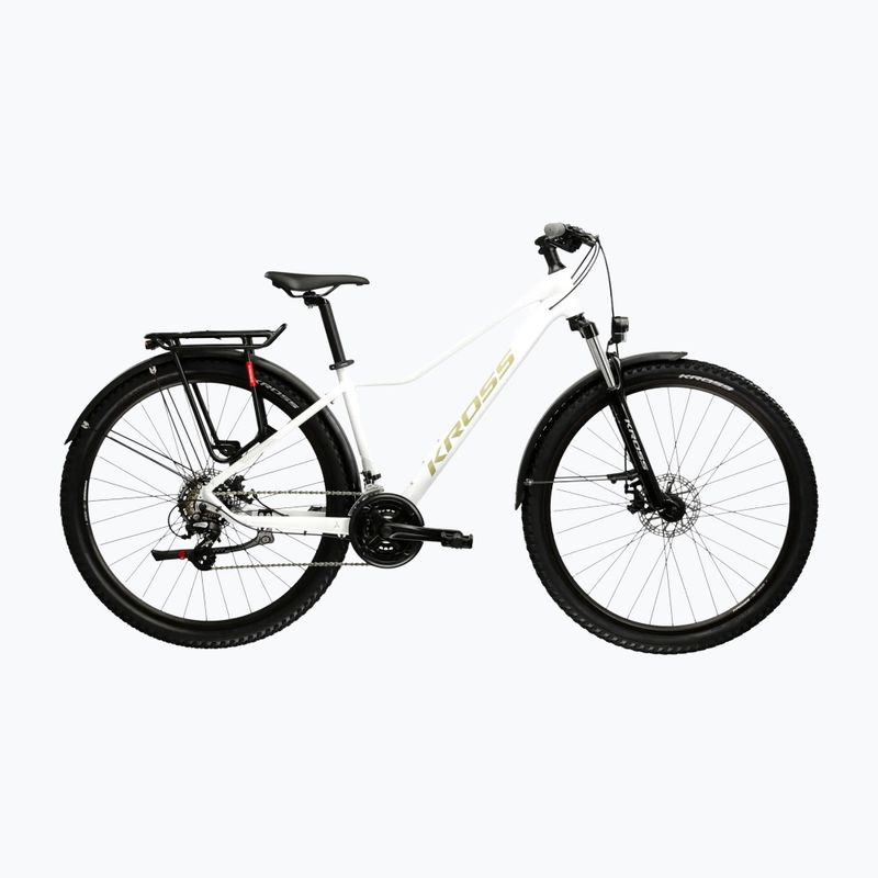 Damen-Mountainbike KROSS Lea 2.0 Eq W 27.5 white/gold/gloss