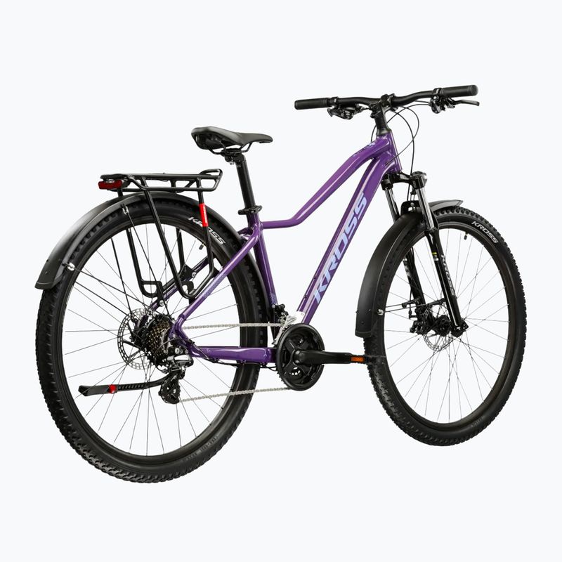 Damen-Mountainbike KROSS Lea 2.0 Eq W 27.5 purple/purple/gloss 3