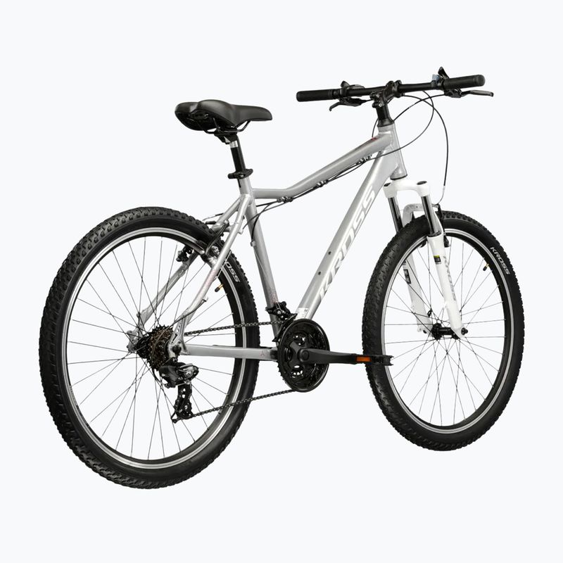 Damen-Mountainbike KROSS Lea 1.0 silver/white/gloss 3