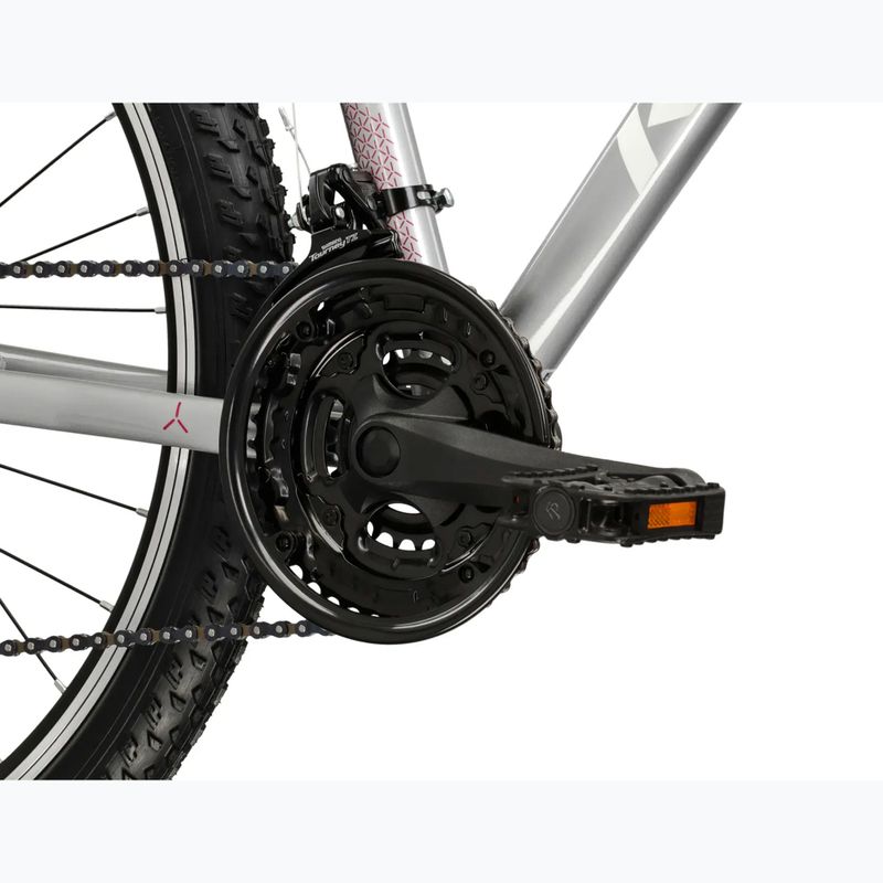 Damen-Mountainbike KROSS Lea 1.0 silver/white/gloss 8
