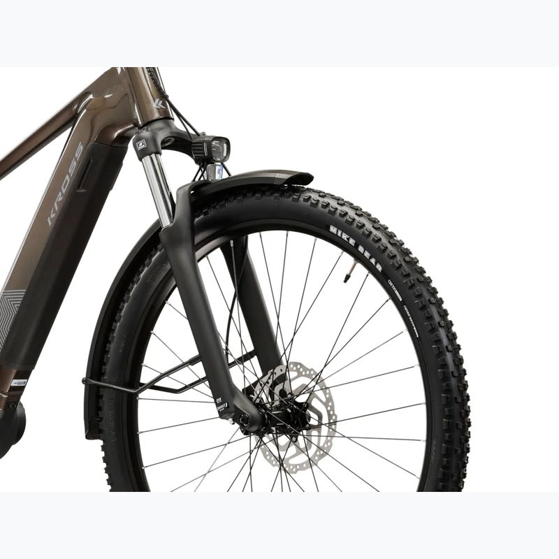 Elektrofahrrad KROSS Influx Suv Hybrid 1.0 820Wh brown/silver/gloss 6