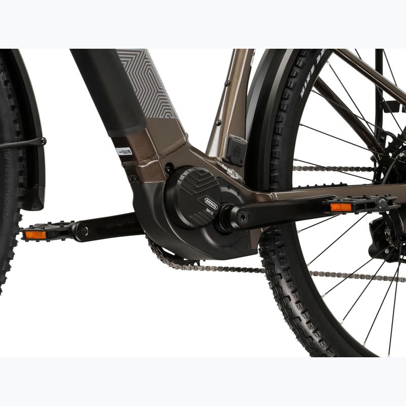 Elektrofahrrad KROSS Influx Suv Hybrid 1.0 820Wh brown/silver/gloss 10
