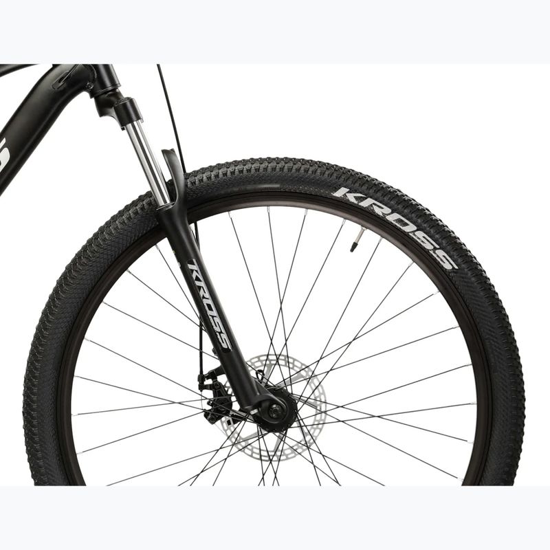 Mountainbike KROSS Hexagon 3.0 27,5" Schwarz/Silber/Matt 6