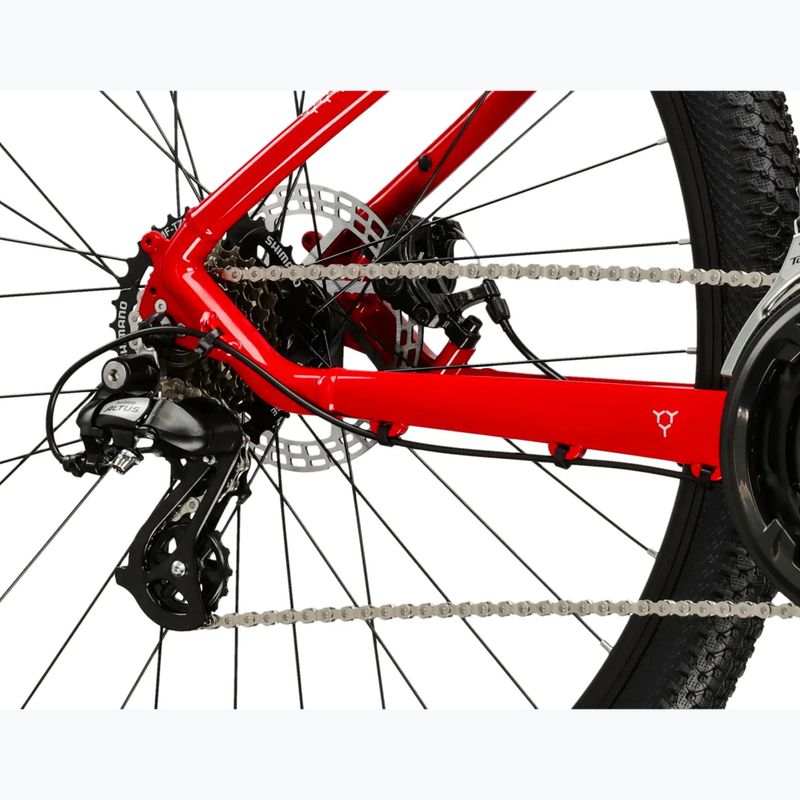 Mountainbike KROSS Hexagon 2.0 27,5" Rot/Grau/Glanz 8