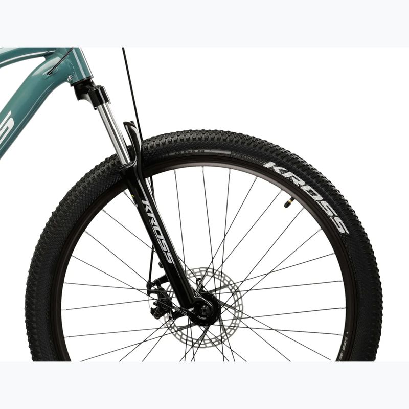 Mountainbike KROSS Hexagon 2.0 27,5" Grün/Silber/Glanz 6