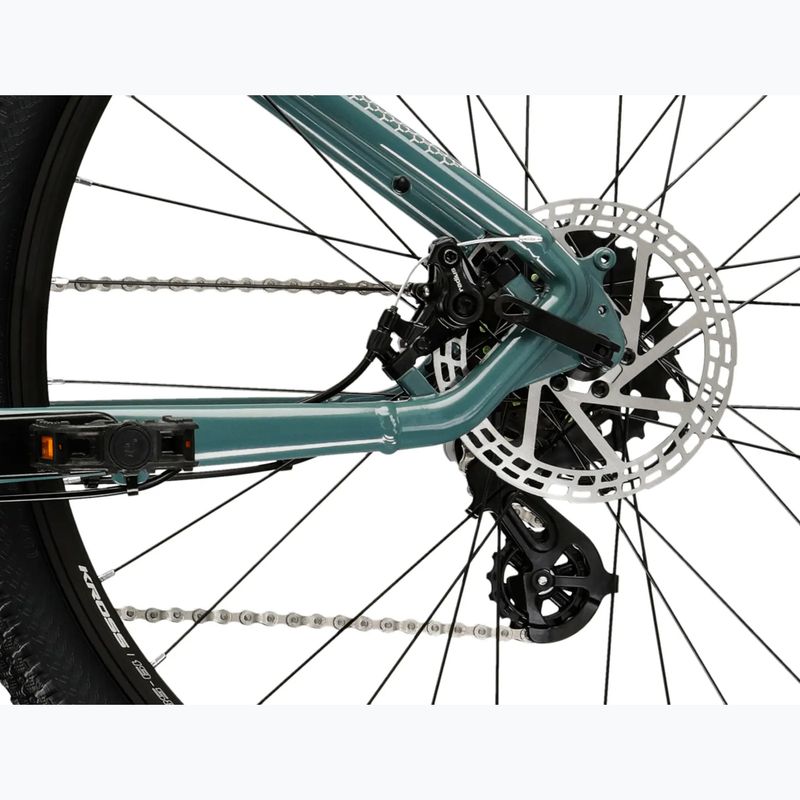 Mountainbike KROSS Hexagon 2.0 27,5" Grün/Silber/Glanz 11