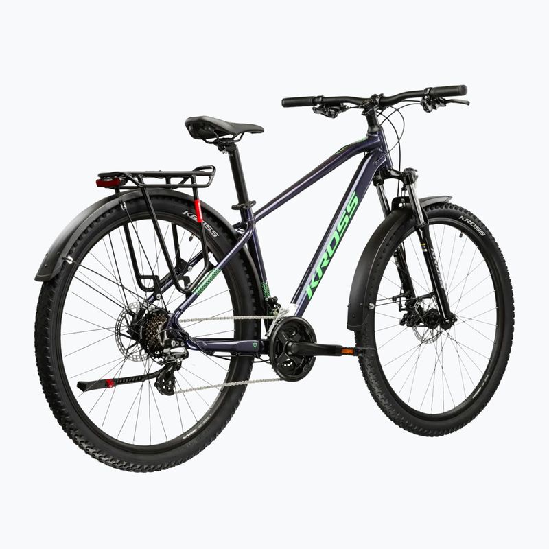 Mountainbike KROSS Hexagon 2.0 EQ 29" Dunkelblau/Grün/Glanz 3