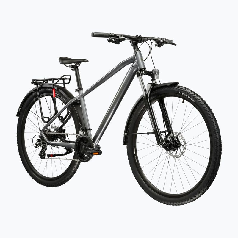 Mountainbike KROSS Hexagon 2.0 EQ 27,5" Grau/Dunkelgrau/Glanz 2