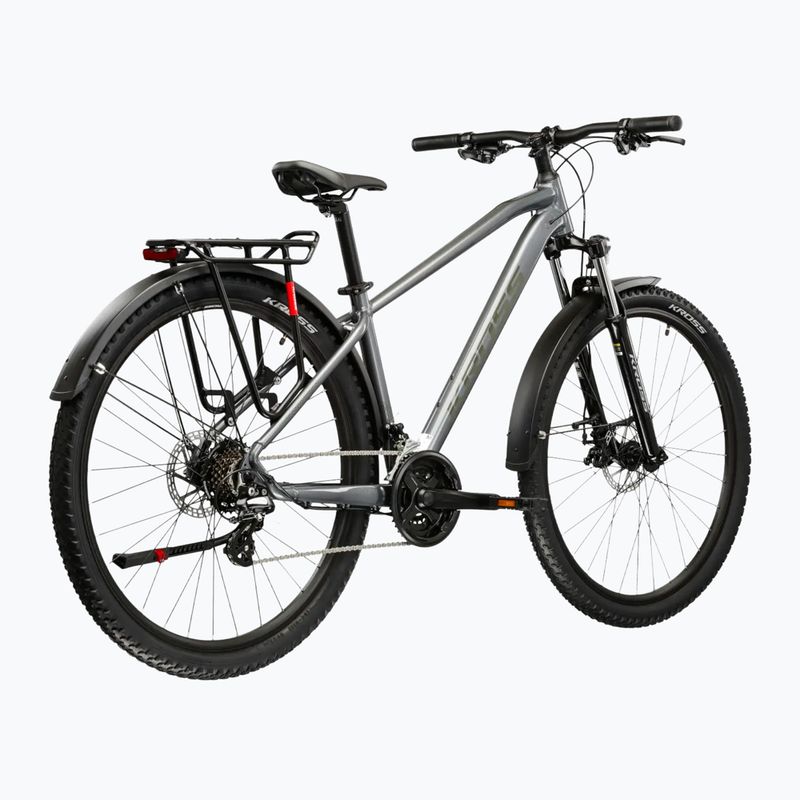Mountainbike KROSS Hexagon 2.0 EQ 27,5" Grau/Dunkelgrau/Glanz 3