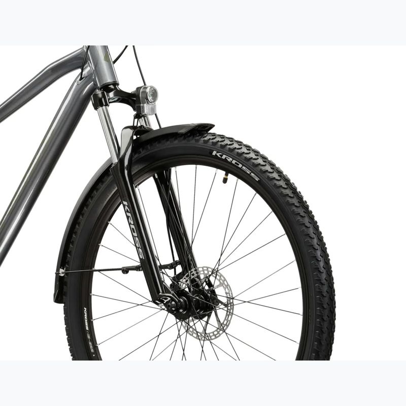 Mountainbike KROSS Hexagon 2.0 EQ 27,5" Grau/Dunkelgrau/Glanz 5