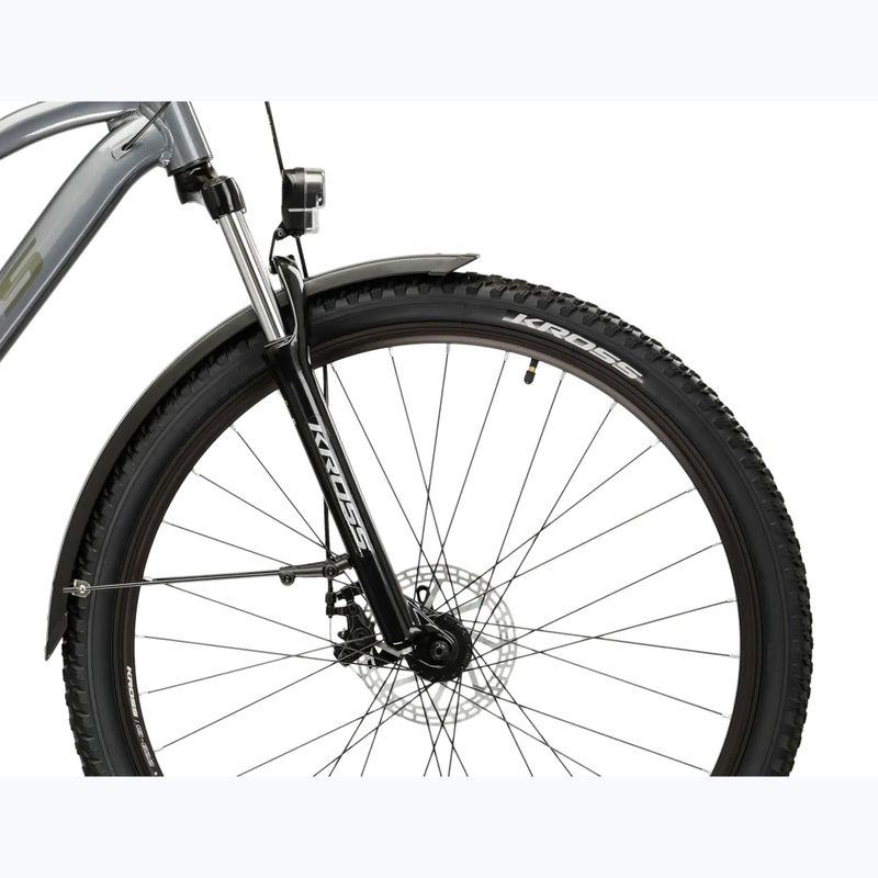 Mountainbike KROSS Hexagon 2.0 EQ 27,5" Grau/Dunkelgrau/Glanz 6
