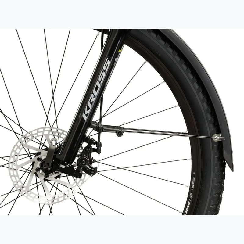 Mountainbike KROSS Hexagon 2.0 EQ 27,5" Grau/Dunkelgrau/Glanz 7