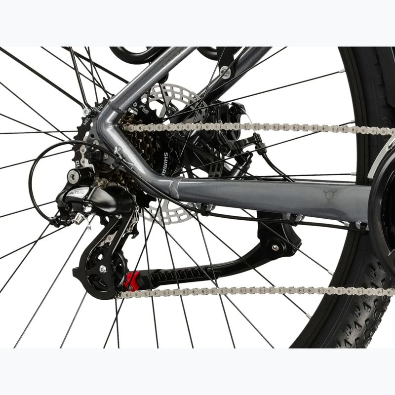 Mountainbike KROSS Hexagon 2.0 EQ 27,5" Grau/Dunkelgrau/Glanz 8