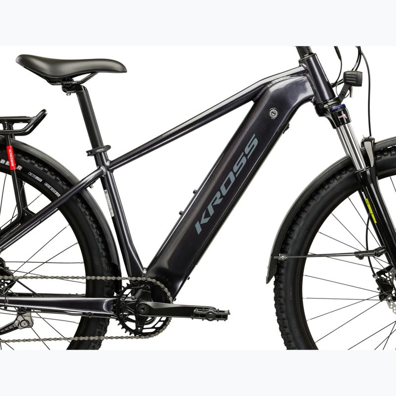 E-Bike KROSS Hexagon Boost 1.0 Eq el. Anthrazit/Anthrazit/Glanz 11