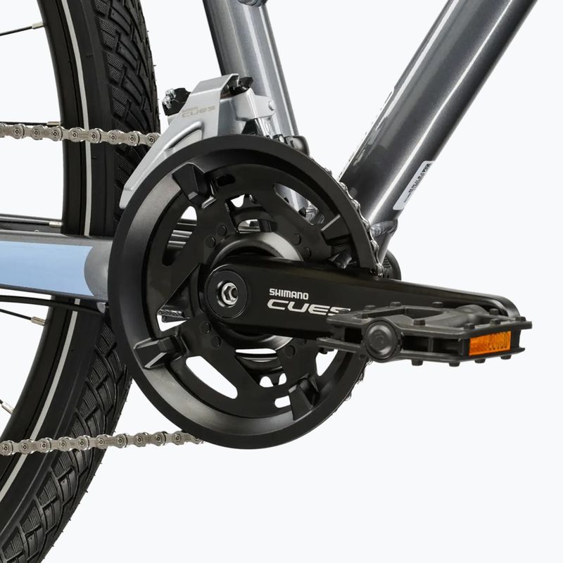 Damen-Crossrad KROSS Evado 5.0 In grey/blue/gloss 9