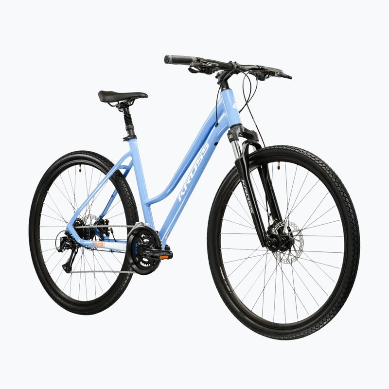 Damen-Crossrad KROSS Evado 3.0 In blue/white/gloss 2