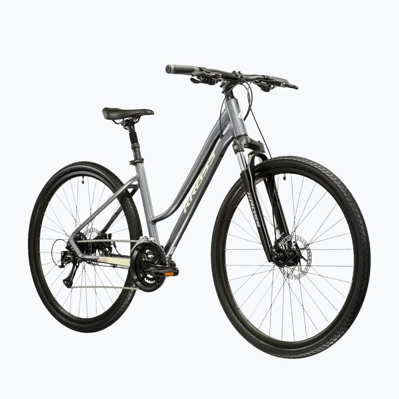 Damen-Crossrad KROSS Evado 3.0 In grey/green/gloss 2