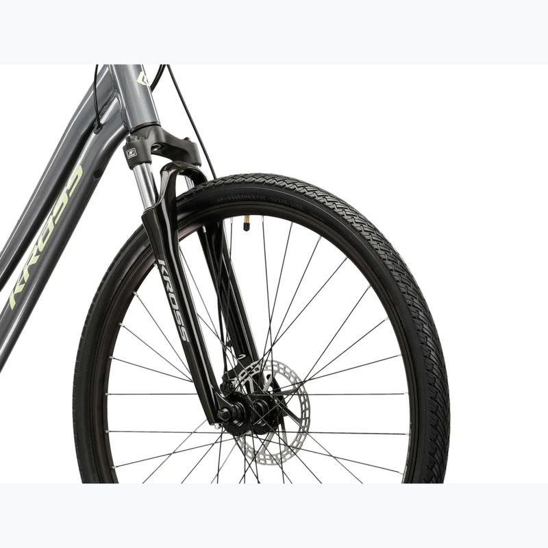 Damen-Crossrad KROSS Evado 3.0 In grey/green/gloss 5