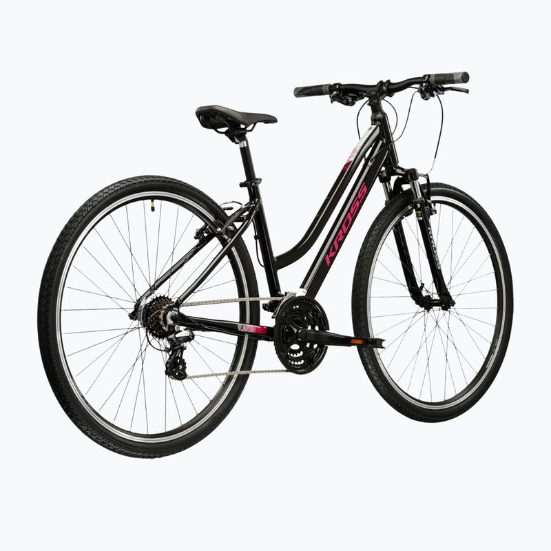 Crossbike Damen KROSS Evado 2.0 W Schwarz/Rosa 3