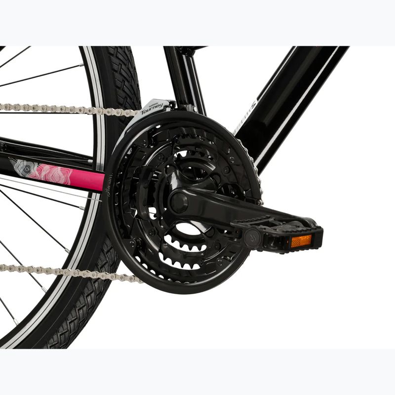 Crossbike Damen KROSS Evado 2.0 W Schwarz/Rosa 8