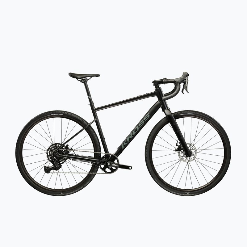 Gravelbike KROSS Esker 1.0 black/graphite/matte