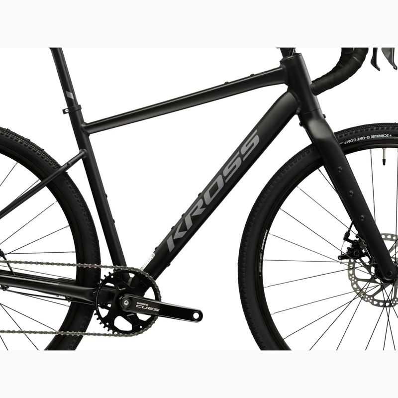 Gravelbike KROSS Esker 1.0 black/graphite/matte 12