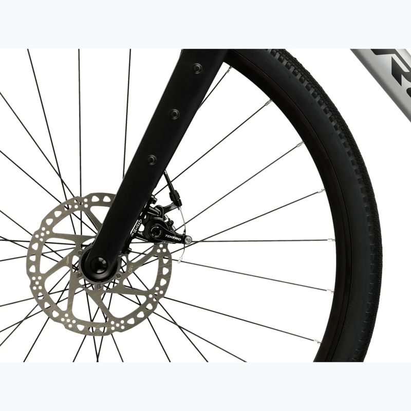 Gravelbike KROSS Esker 1.0 grey/graphite/matte 8