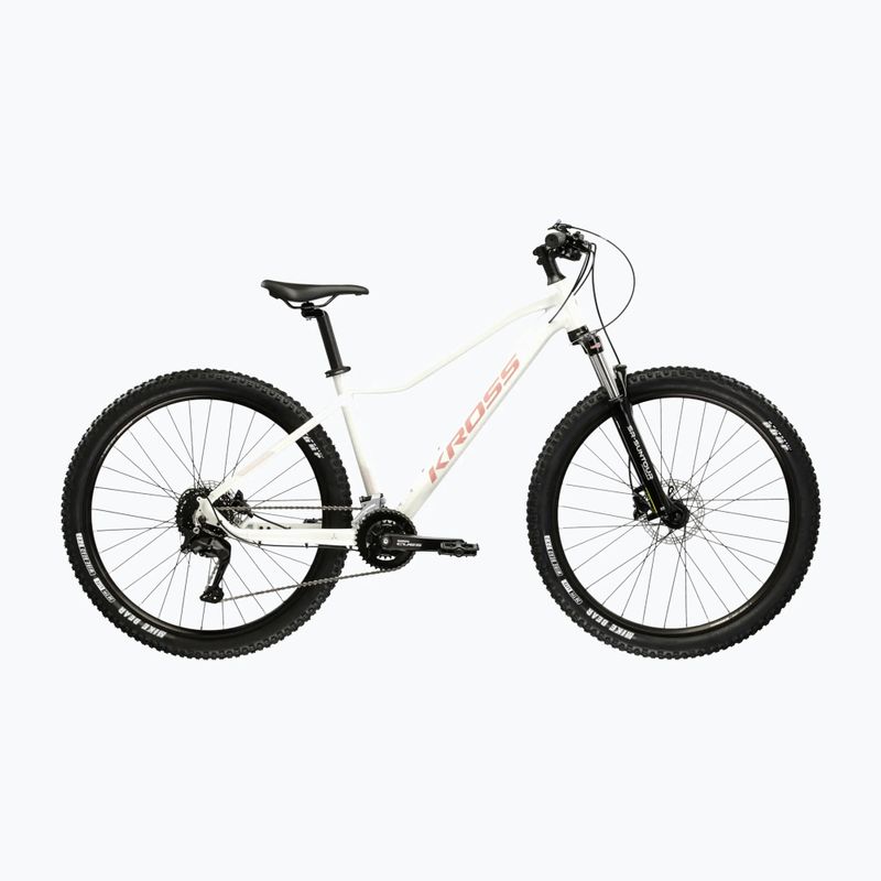 Damen-Mountainbike KROSS Lea 5.0 27,5" white/pink/gloss