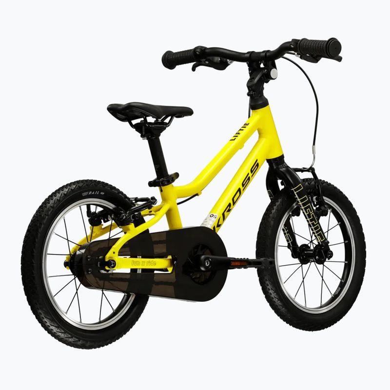 Kinderfahrrad KROSS Liftie 14 yellow/black/matte 3