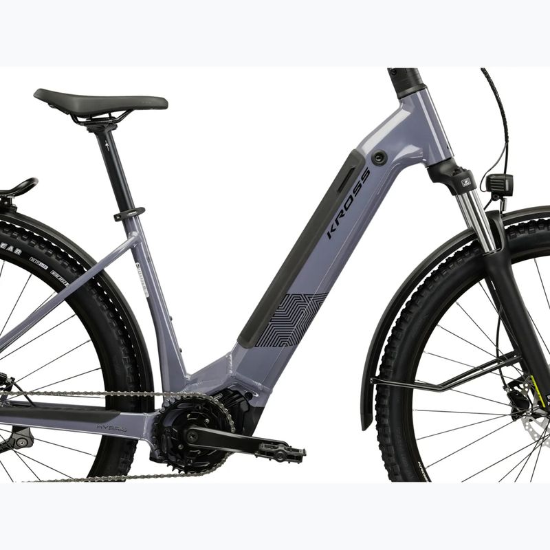 Elektrofahrrad KROSS Influx Suv Hybrid 1.0 820Wh LS gray/black/gloss 12