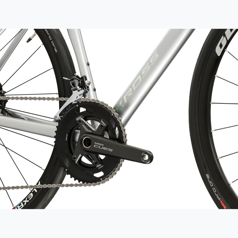Rennrad KROSS Alta 2.0 silver/turquoise/gloss 8
