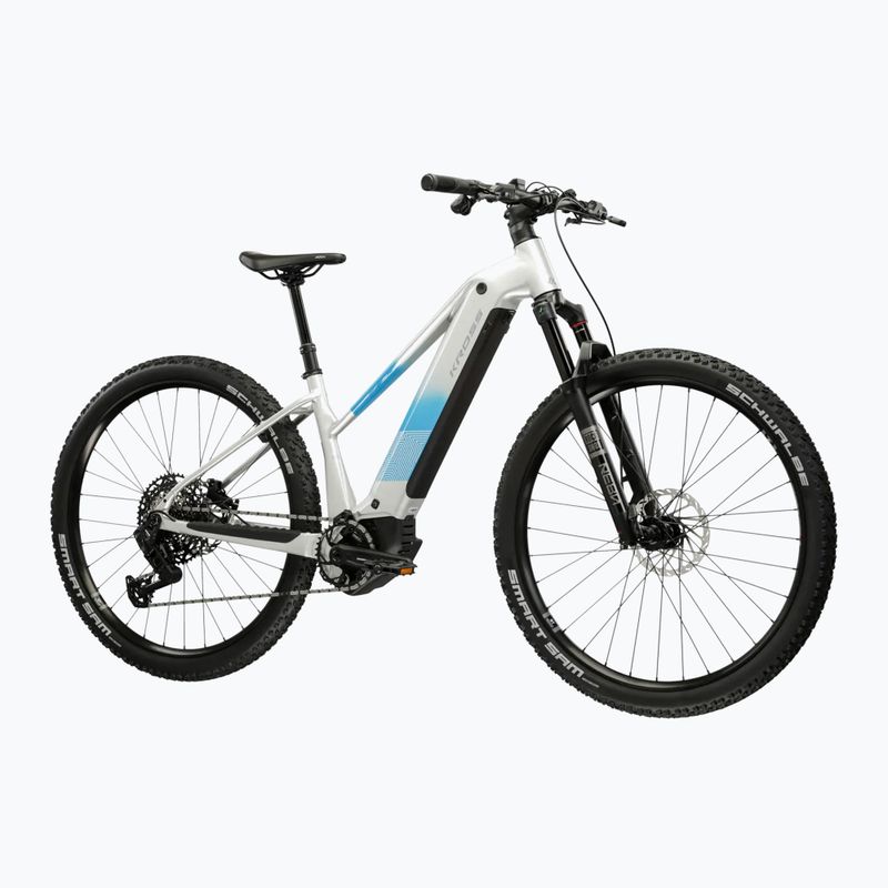 Damen E-Bike KROSS Influx Hyb 5.0 W 29 cells 800 Wh silver/blue/gloss 2