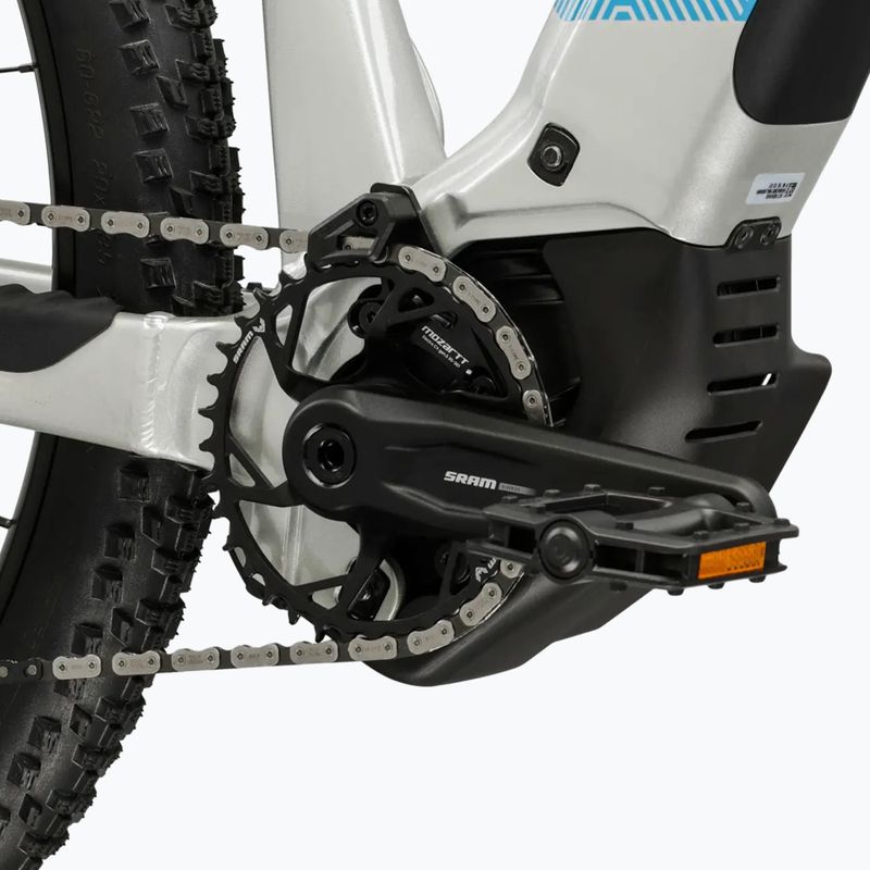 Damen E-Bike KROSS Influx Hyb 5.0 W 29 cells 800 Wh silver/blue/gloss 9