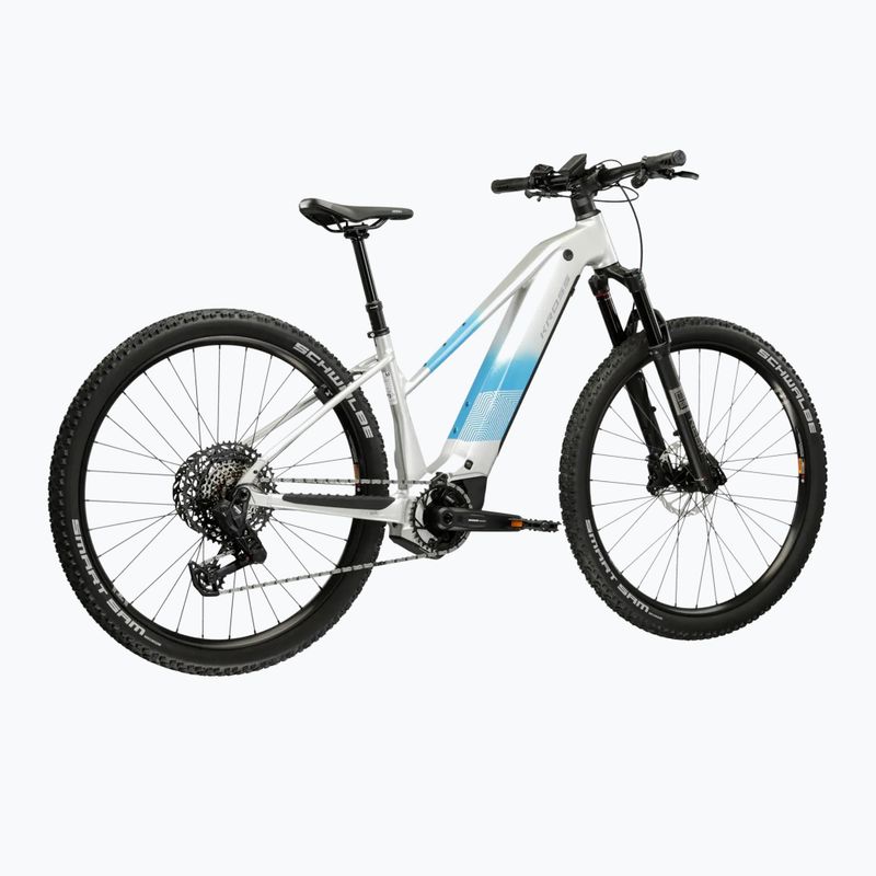 Damen E-Bike KROSS Influx Hyb 5.0 W 27.5 el. 800 Wh silver/blue/gloss 3