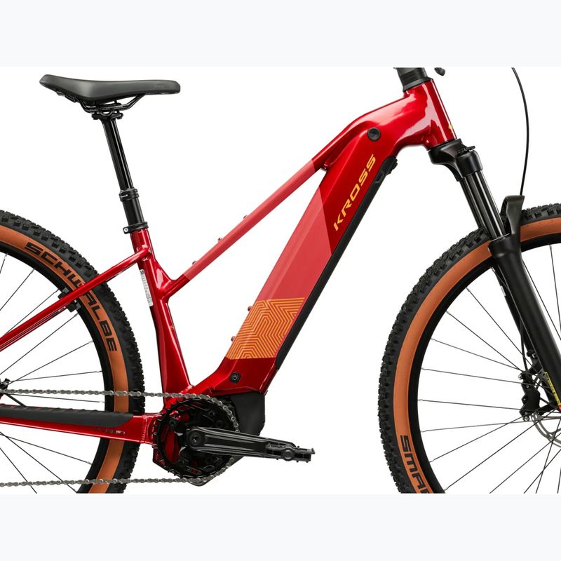 Damen E-Bike KROSS Influx Hyb 4.0 W 29 el. 800 Wh ruby/burgundy/gloss 12
