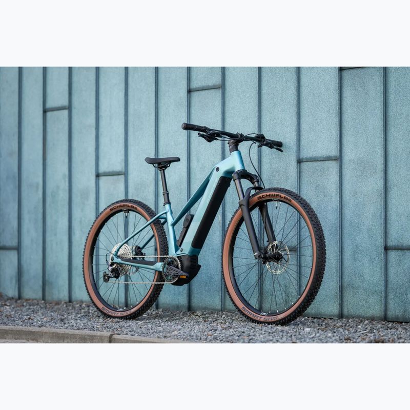 Damen E-Bike KROSS Influx Hyb 4.0 W 29 cells 800 Wh blue/light blue/matte 14