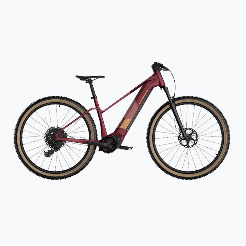 Damen E-Bike KROSS Influx Hyb 4.0 W 27.5 el. 800 Wh ruby/burgundy/gloss