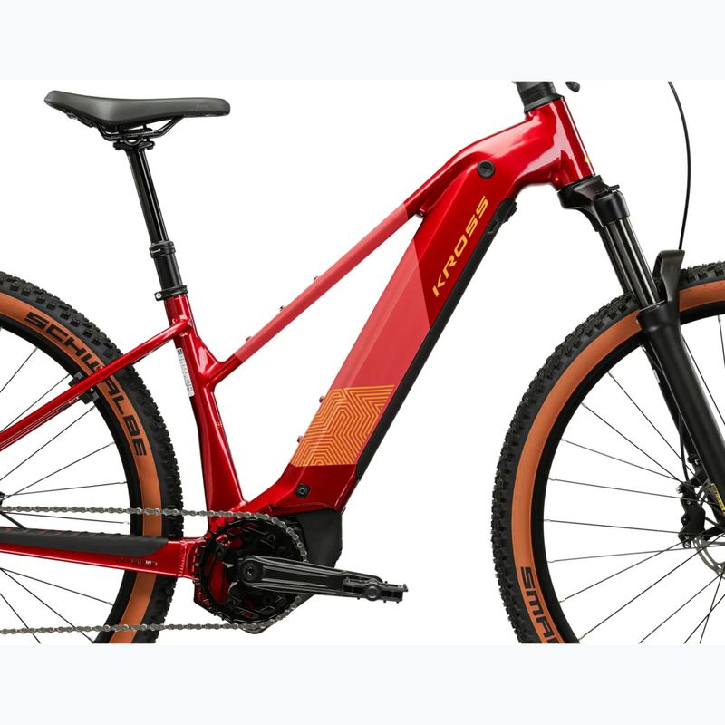 Damen E-Bike KROSS Influx Hyb 4.0 W 27.5 el. 800 Wh ruby/burgundy/gloss 12