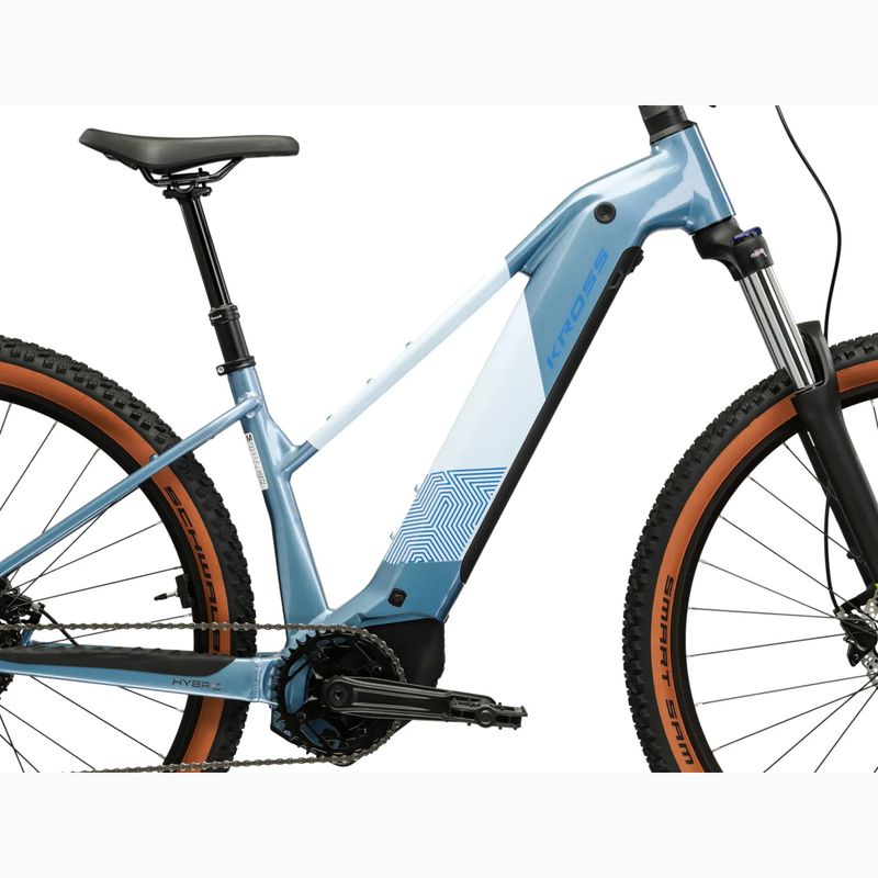 Damen E-Bike KROSS Influx Hyb 3.0 29 el. 800 Wh blue/light blue/gloss 12
