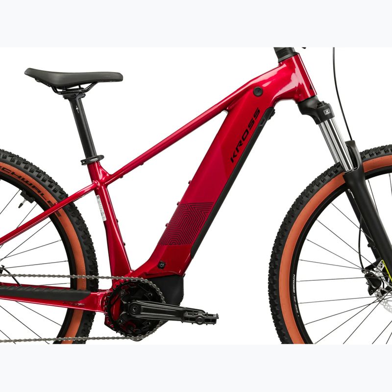 Elektrofahrrad KROSS Influx Hyb 2.0 29 el. 600 Wh ruby/black/gloss 12