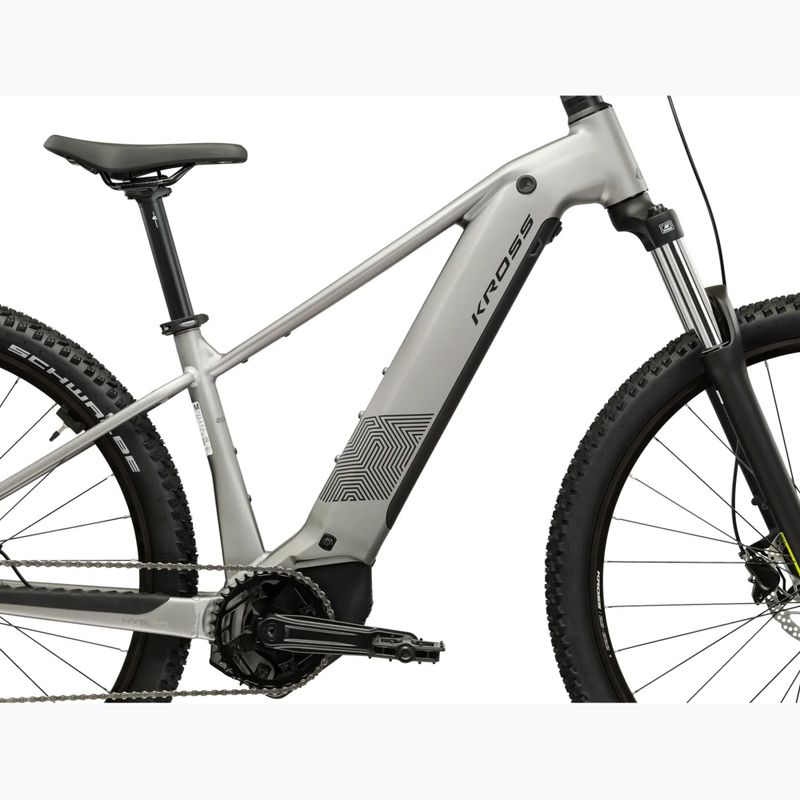 Elektrofahrrad KROSS Influx Hyb 2.0 29 el. 600 Wh silver/black/matte 12