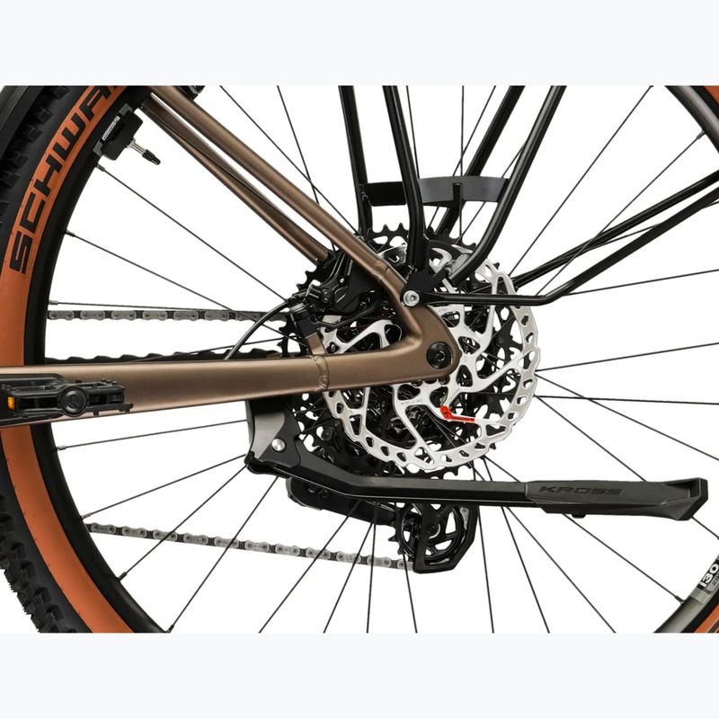 Elektrofahrrad KROSS Influx Suv Hybrid 6.0 29 el. 800 Wh gray/gold/matte 11