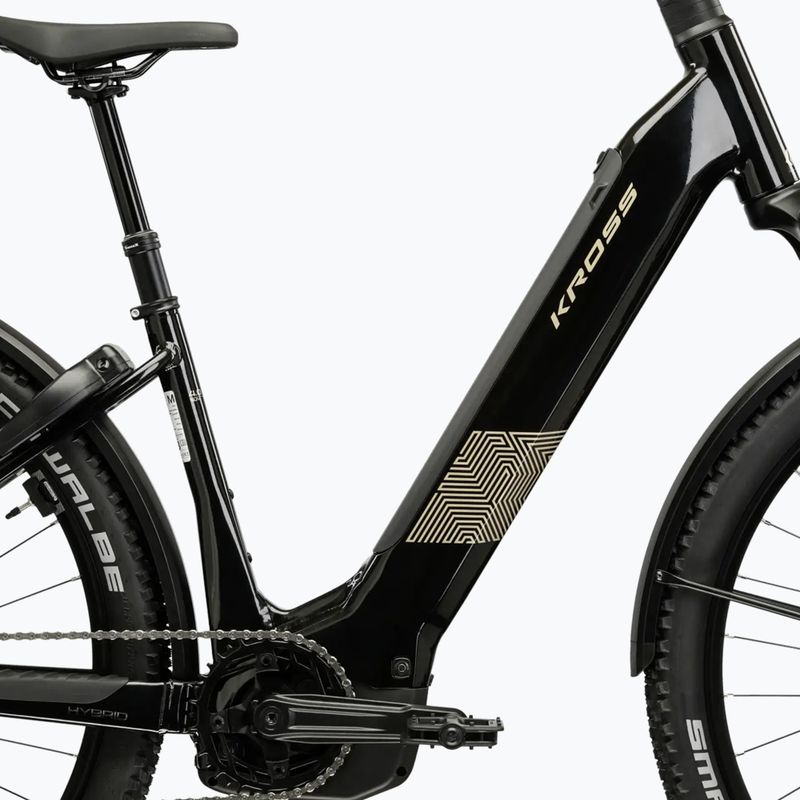 E-Bike KROSS Influx Suv Hyb 4.0 800 29 el .Schwarz/Beige/Glanz 3