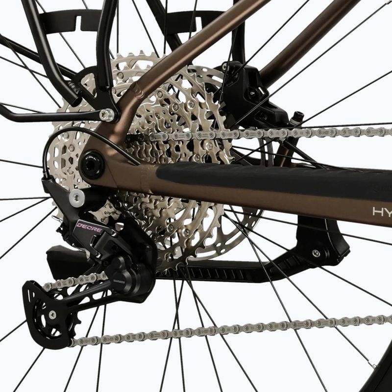 E-Bike KROSS Influx Suv Hyb 4.0 800 29 el. Grau/Kupfer/Matt 8