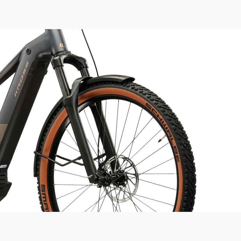 E-Bike KROSS Influx Suv Hyb 4.0 800 29 el. Anthrazit/Gold/Matt 6