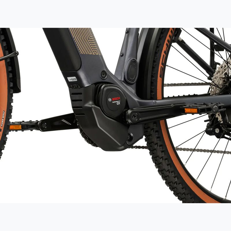 E-Bike KROSS Influx Suv Hyb 4.0 800 29 el. Anthrazit/Gold/Matt 10